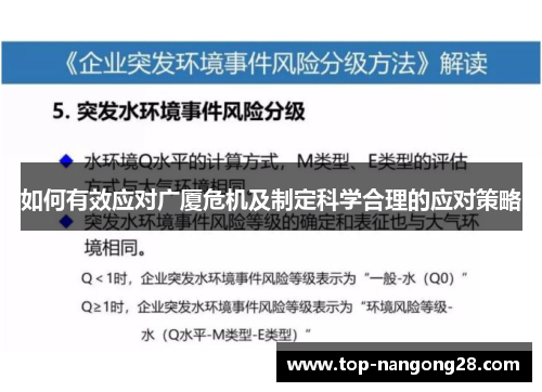 如何有效应对广厦危机及制定科学合理的应对策略